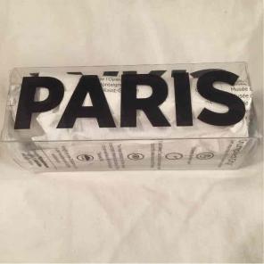 Crumpled city map – Paris, France