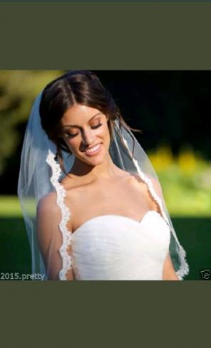 Beautiful BrandNew Lace Edge Veil