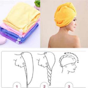 free ship hair dry towel cap
