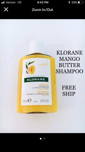 KLORANE Mango Butter Shampoo