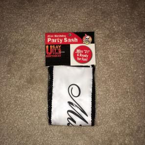 Miss 21 And Ready For Fun Party Sash