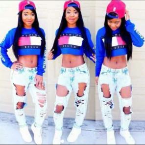 Small crop top hoodie
