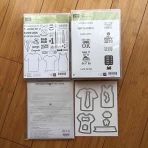 Stampin Up Custom Tee Stamps Framelits