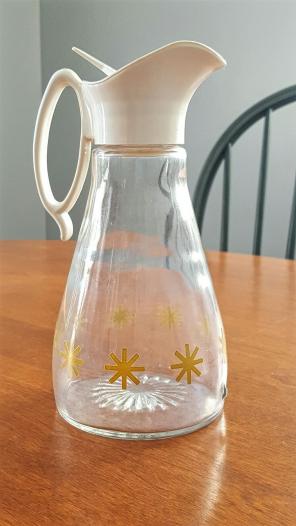 Log Cabin atomic stars syrup dispenser