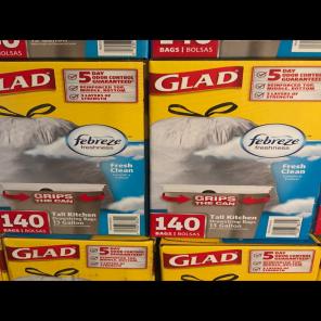 GLAD TRASH BAGS