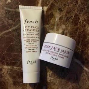 FRESH Soy Face Cleanser & Rose Mask
