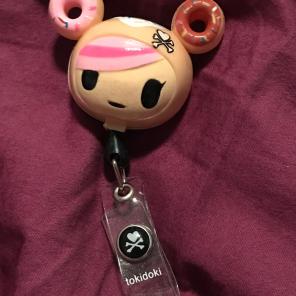 tokidoki donutella badge holder