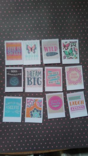 Boho babe Polaroid cutouts