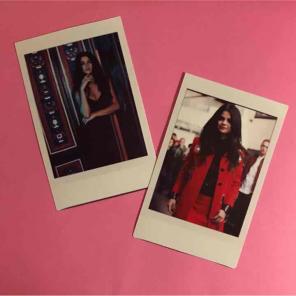 selena gomez polaroids - polaroid pair