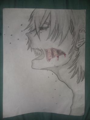 Screaming boy