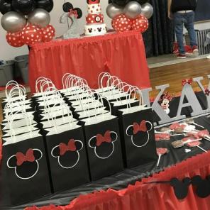 Minnie mouse favor bags