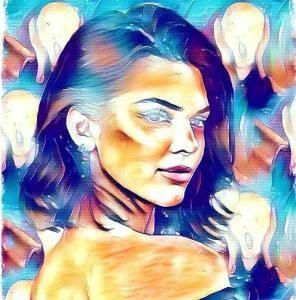 Kendall Jenner Water Color