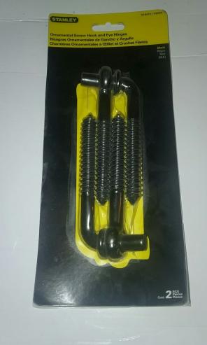 Stanley gate screw hook and eye hinges