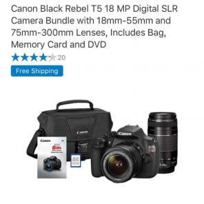 Brand new camera $260.00 asking