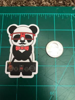 Panda Beat Box Sticker