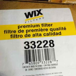 New, WIX Premier Filter,#3328, Free Ship