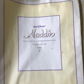 Aladdin Exclusive Lithograph