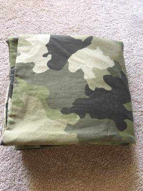 Pottery Barn Teen Twin Duvet- Camo Green