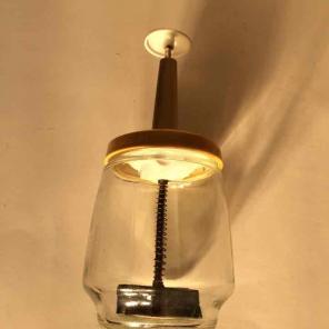 Vintage food prep chopper Federal Glass