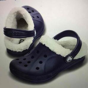 Ralen fuzed lined crocs