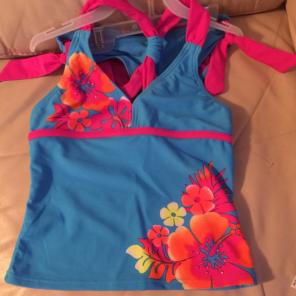 NWOT Justice 2 Piece Swim Suit 8
