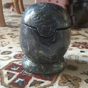 Galaxy ceramic jar
