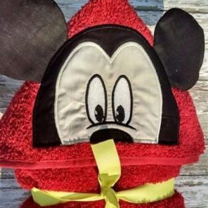 Mickey Mouse hooded towel