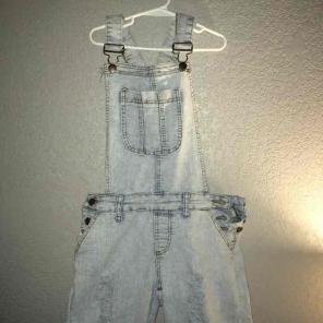 Distressed Overalls Size S