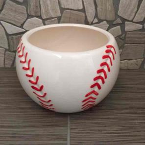 New Ceramic Baseball Planter