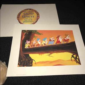 2001 Disney Snow White Lithograph Set