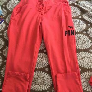 Large vs pink sweats