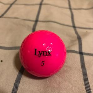 Bright Pink Golf Ball