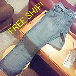 Carbon 36/34 Denim Jeans Mens