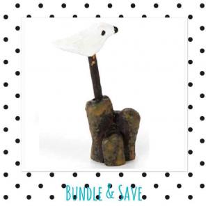 Darcie Timeless Miniature:SEAGUL ON POST