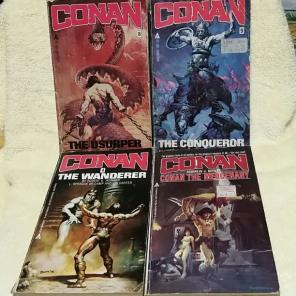 ☆CONAN THE BARBARIAN☆4 PACK☆VINTAGE 80'S
