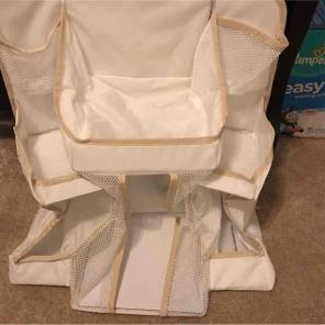 Changing table organizer