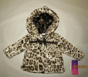 Pistachio 12 months leopard coat