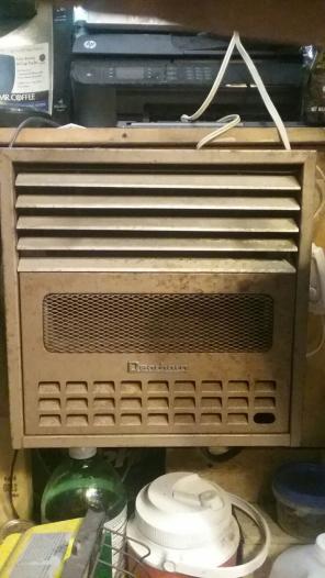 10,000 btu l.p. Dearborn gas heater