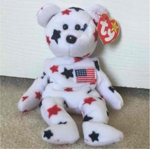 Glory July 4th beanie baby