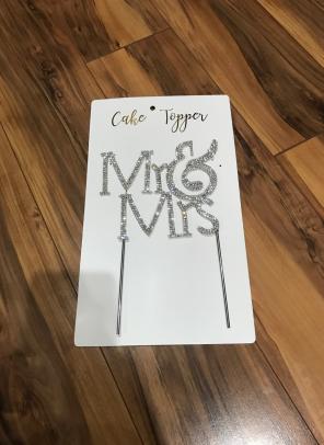 Mr And Mrs Rhinestone Came Topper