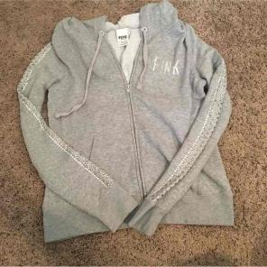 PINK full zip hoodie