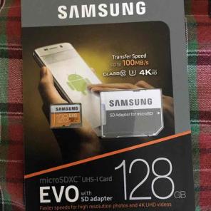SD CARD SAMSUNG EVO 128GB
