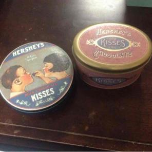 Vintage Hershey's chocolate tins