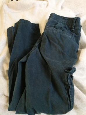 American Eagle Navy Cargo Pants 28x30