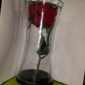 Beauty and the Beast rose decor