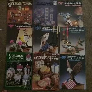 9 plastic canvas pattern books birds