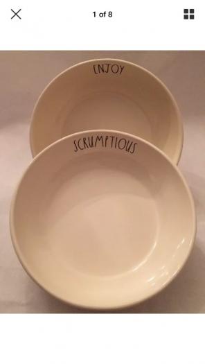 #2 Rae Dunn Pasta Bowls Set Of 2 New!!