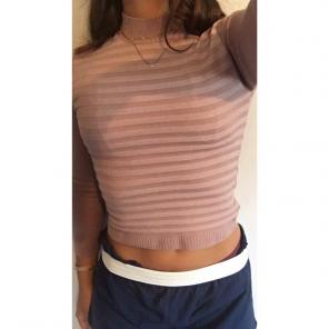 Dusty Rose Turtleneck