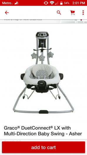 Graco duet connect LX with multi-directi