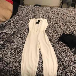 Off white sexy pant romper